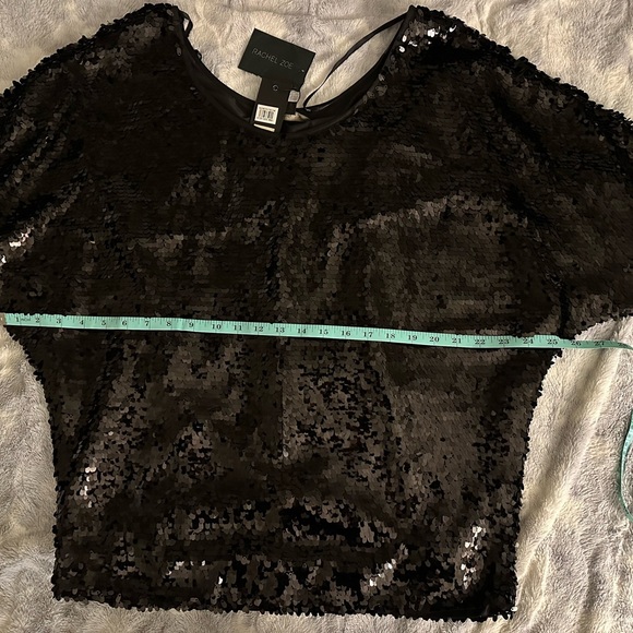Gorgeous Rachel Zoe Sequined Top-Size P-NWT - Picture 6 of 6